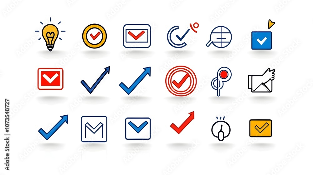 Poster Collection of customer satisfaction web icons in line style featuring rating like dislike and review symbols on a white background  Conceptual for online feedback customer experience