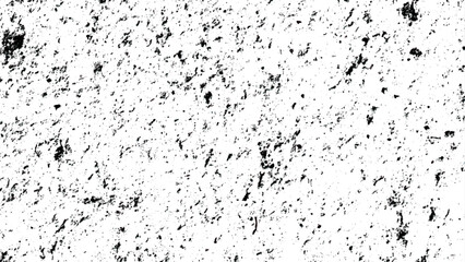 Grunge black and white pattern. Monochrome particles abstract texture. Background of cracks, scuffs, chips, stains, Dark design.