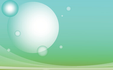 Moon green blue gradient background image
