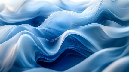 Obraz premium a blue and white abstract background with wavy lines