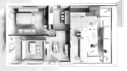 Architects, Client, Engineer, Constructer, Other Engineer, group meeting, office, AI Generative