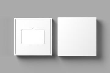 Credit Card with Box Mockup