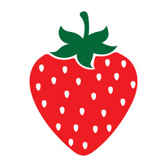 strawberry logo icon. logo or icon strawberry template design.eps10