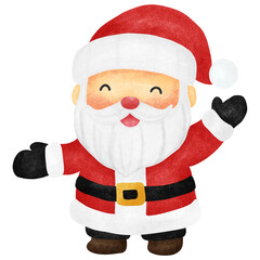 santa claus isolated on white background