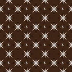 Pattern with the star on sky