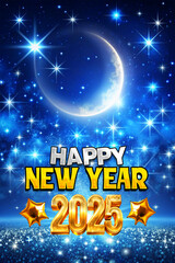 Fototapeta premium happy new year celebration background design