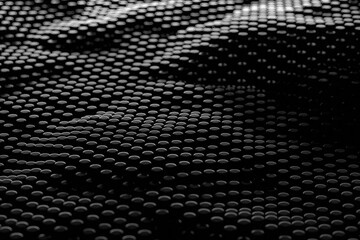 Digital technology background. Dynamic wave particles. Abstract background 3d rendering.	
