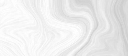 White and grey liquid marble pattern texture natural background.  Liquify Swirl white and gray color art. Beautiful drawing with the divorces and wavy lines in gray tones. 