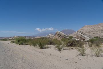 Paisaje de Puerto Viejo, en Belen, Catamarca, Argentina.