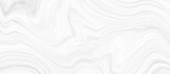 White and grey liquid marble pattern texture natural background.  Liquify Swirl white and gray color art. Beautiful drawing with the divorces and wavy lines in gray tones. 