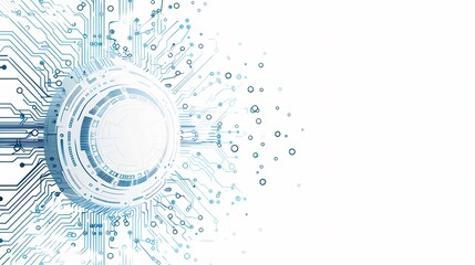 Abstract Technology Background with Circuit Board Design