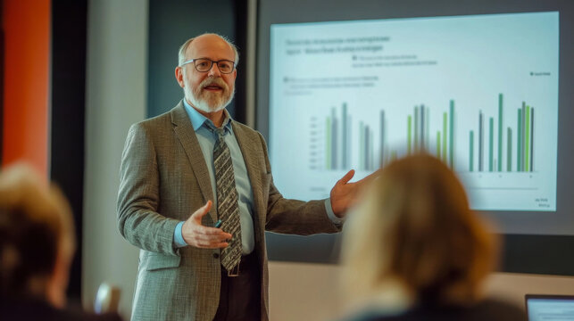 Corporate Funding Presentation with Projected Yield Growth Slides and Financial Data Analysis