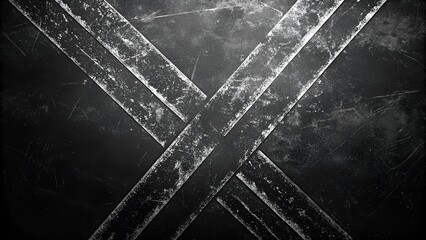 Fototapeta premium Dark Grunge Background with Scratched Texture and Grain Noise Effect