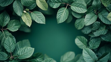 Lush Green Leaves Background