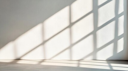 Dramatic shadow play on textured wall, artistic and abstract, minimalist mood