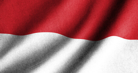 Soft lighting creates shadows along the folds, enhancing the flag's three-dimensional look.. The...