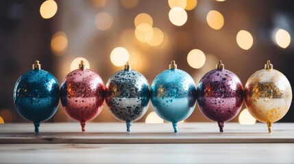 christmas candles on a blue