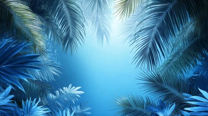 Tropical Blue Oasis