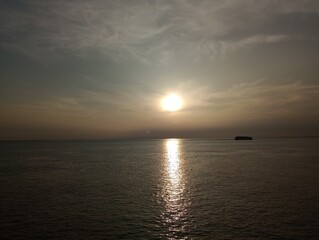 sunset over the river28