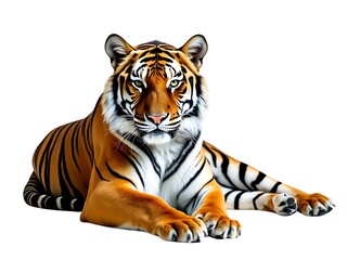 Obraz premium tiger isolated on white