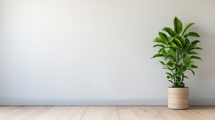 Green Office Interior Mockup