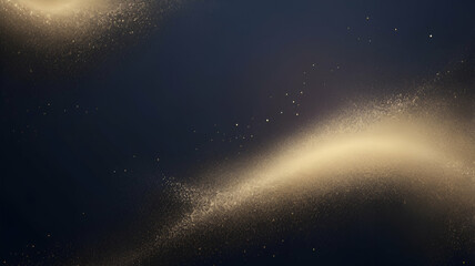 Obraz premium Neon Midnight Blue, Champagne Gold, White glowing gradient background, a soft grainy noise texture with shimmering highlights and Smooth Transitions for a dynamic effect