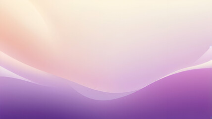 Fototapeta premium Neon Ivory Cream, Regal Purple, White glowing gradient background, a soft grainy noise texture with shimmering highlights and Smooth Transitions for a dynamic effect
