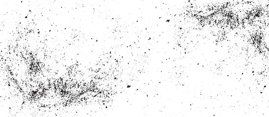 Distressed overlay texture. Abstract grunge black and white distressed texture background. Black isolated on white background. EPS10