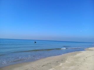 Largest sea beach in Cox's Bazar, Bangladesh