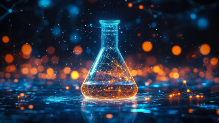 Digital Laboratory Flask with AI Data Integration Accelerating Scientific Research