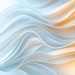 Abstract background with fluid curves and waves of lines creating a smooth flowing pattern in soft colors