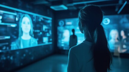 AI-powered virtual classroom with interactive digital content