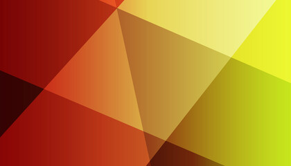 Abstract geometric vector background. Different polygon shades of gradient between maroon and yellow.