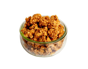 Granola, Muesli Breakfast, Crunchy Cereal Breakfast, Oatmeal Muesli with Seeds and Grains, Healthy Diet
