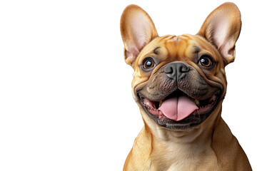 Fototapeta premium Portrait of a dog in png, Ai