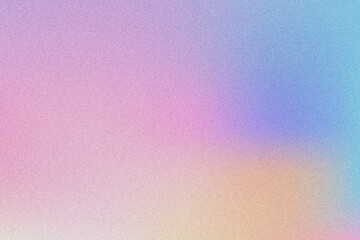 Colorful holographic grainy gradient background design, blurred background, aesthetic soft texture