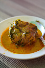 The delicious of traditional indonesian food in Purwokerto City, Central Java, Indonesia. It was taken on November 20, 2024 by a professional. It's a nice food with Indonesian culture