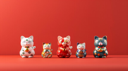 New Year's Fortune cat