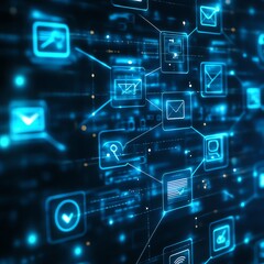 Fototapeta premium circuit board background
