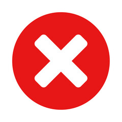 Cross mark icon