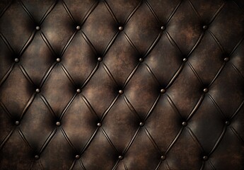 Fototapeta premium Dark Brown Grunge Vintage Leather Texture