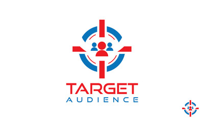 Target Audience Logo Design Template.