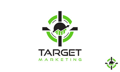 Target Marketing Logo Design Template.