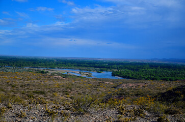 landscapes of the Patagonian desert, Argentina