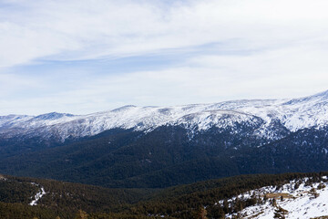 Paisajes de la Sierra de Guadarrama (Puerto de cotos, Madrid)