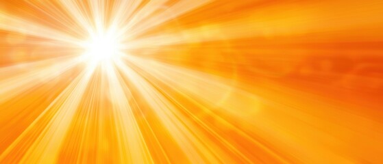 Obraz premium Radiant golden sunlight with subtle lens flares, warm and calming background with soft rays