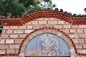 greek temple, greek buildings, monastery decorations