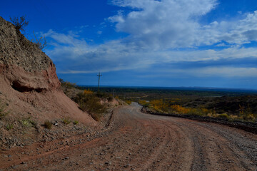 landscapes of the Patagonian desert, Argentina