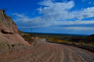 landscapes of the Patagonian desert, Argentina