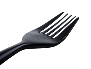 Black slotted spatula on a white background, centered and well-lit from the front. PNG transparent.